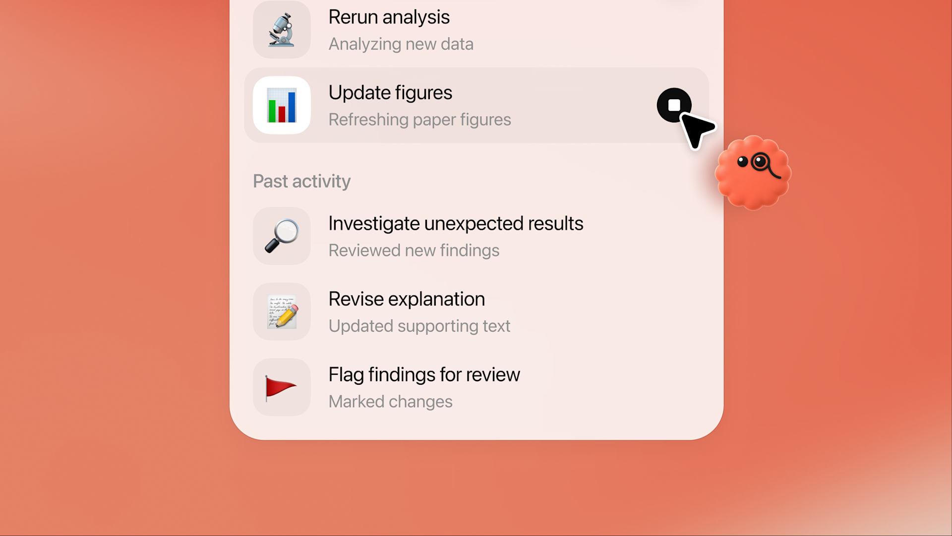 OpenAI Dots product illustration showing an agent working through a list of tasks